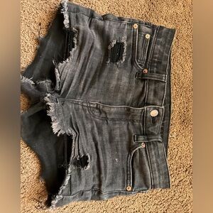 American eagle shorts size 0 color black
